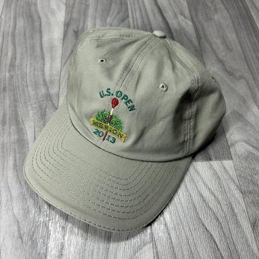 USGA US Open Baseball Cap Unisex Beige Member Pebble Beach Adjustable Strapback‎